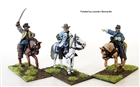 Perry Metals - ACW Confederate Generals Mounted