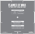 Flames of War - Artillery Template