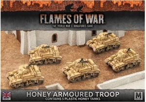 Flames of War - Desert Rats Honey Armoured Troop