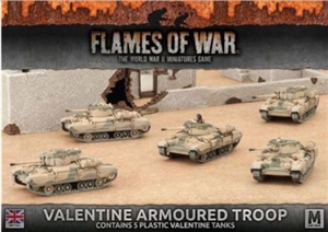 Flames of War - Desert Rats Valentine Armoured Troop