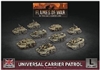 Flames of War - British Universal Carrier Patrol BBX55 Plastic