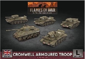 Flames of War - British Cromwell Armoured Squadron BBX57 Plastic