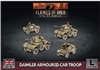 Flames of War - British Daimler Armoured Car Troop BBX61 Plastic