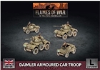 Flames of War - British Daimler Armoured Car Troop BBX61 Plastic