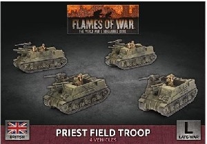 Flames of War - British Priest Field Troop BBX64 Plastic