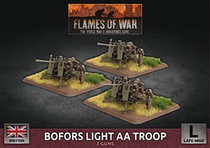 Flames of War - British Bofors Light AA Troop BBX65 Plastic