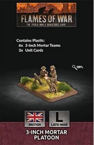 Flames of War - British 3-inch Mortar Platoon BR729