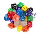 D10 Dice Pack - Assorted random colours