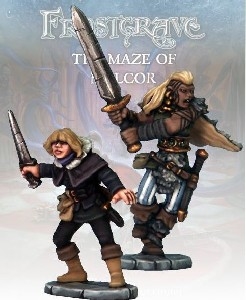 Frostgrave - FGV242 - Thief & Barbarian II Female