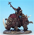 Frostgrave - FGV408 - Kornovik Barbarian Outcast on Woolly Rhino