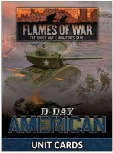 Flames of War - FW262U D-Day American Unit Cards