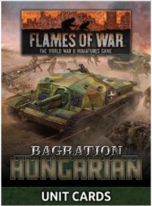Flames of War - FW269HU Bagration Hungarian Unit Cards