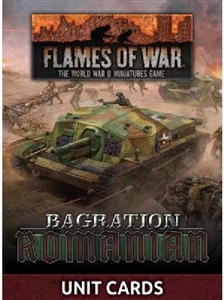 Flames of War - FW269RU Bagration Romanian Unit Cards