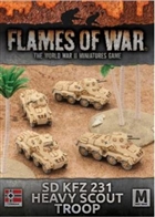 Flames of War - Afrika Korps SdKfz 231 Heavy Scout Troop