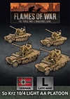 Flames of War - GBX147 SdKfz 10/4 Light AA Platoon (Plastic)