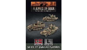 Flames of War - GBX159 SdKfz 7/1 Quad AA Platoon