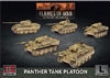 Flames of War - GBX161 German Panther A Tank (Early) Platoon plastic