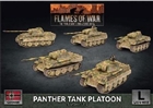 Flames of War - GBX161 German Panther A Tank (Early) Platoon plastic