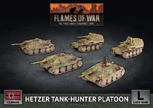 Flames of War - GBX167 Hetzer Tank-Hunter Platoon (Plastic)