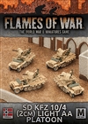 Flames of War - Afrika Korps SdKfz 10/4 (2cm) Light AA Platoon