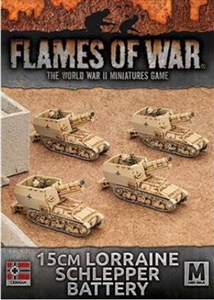 Flames of War - Afrika Korps 15cm (Sf) Lorraine Schlepper Artillery Battery