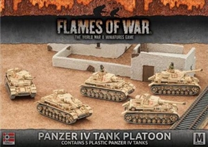 Flames of War - Afrika Korps Panzer IV Tank Platoon