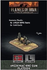 Flames of War - GE784 MG34 Machine-gun Platoon plastic