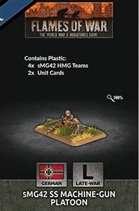 Flames of War - GE797 sMG42 SS Machine-gun Platoon Plastic