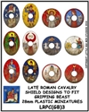 Little Big Men Studios - Gripping Beast Plastic Late Roman Cavalry Shield Designs 3