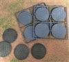 Renedra Bases - 60mm Diameter Paved Bases  (8)