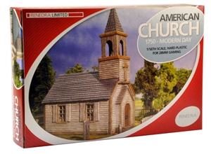 Renedra Terrain - Weather Board American Church 1750 - Modern Day (Plastic)