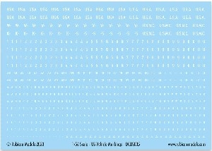 Rubicon Models - US Vehicle Markings (Vehicle Reg & Bumper Code)