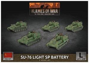 Flames of War - SBX65 SU-76 Light SP Battery (Plastic)
