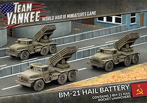 Team Yankee - BM-21 Hail Rocket Launcher Battery (x3)