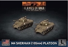 Flames of War - UBX71 M4 Sherman (105mm) Assault Gun Platoon Plastic