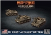 Flames of War - UBX73 M7 Priest Artillery Battery (Plastic)