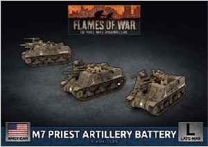 Flames of War - UBX73 M7 Priest Artillery Battery (Plastic)