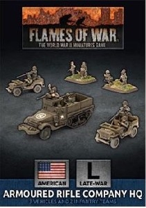 Flames of War - UBX74 Armoured Rifle Company HQ