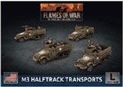 Flames of War - UBX76 M3 Halftrack Transport Platoon (plastic)