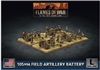 Flames of War - UBX77 105mm Field Artillery Battery (plastic)