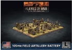 Flames of War - UBX77 105mm Field Artillery Battery (plastic)