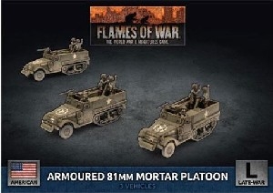 Flames of War - UBX78 M4 81mm Armoured Mortar Platoon