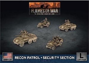 Flames of War - UBX79 M8 Recon Patrol Security Section