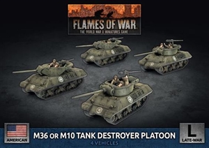 Flames of War - UBX89 M36 and M10 Tank Destroyer Platoon (Plastic)