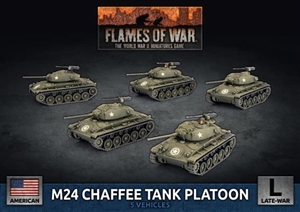 Flames of War - UBX94 M24 Chaffee Tank Platoon
