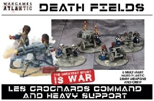 Wargames Atlantic - Les Grognards Command & Hvy Support Box Set Plastic