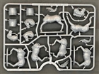 Wargames Atlantic - 3 Horses (1 Sprue) Plastic