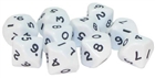 Warlord Games  - 10 White D10 Dice