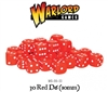 Warlord Games  - 30 Red Dice (10mm)