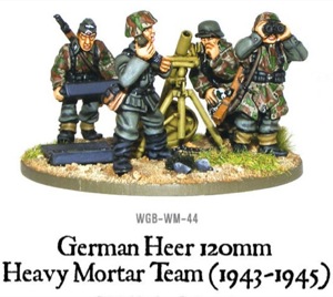 Bolt Action - German Heer 120mm Heavy Mortar (1943-45)